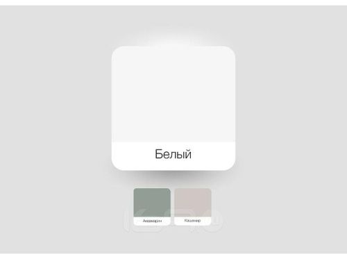 Модульный кухонный гарнитур Квадро-02 белый 2140x2400/2150x600 фото 3