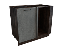 Шкаф НУ990 с 1-ой дверью Хелмер ДБК/БЕТОН Ф60