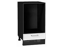 Шкаф нижний под духовку Квадро Белый/Graphite 816*450*477