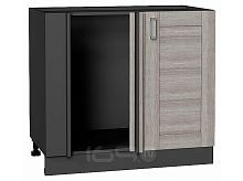 Шкаф нижний угловой Лофт Cappuccino Veralinga/Graphite 816*890*480