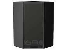 Шкаф верхний угловой Фрейм Stormy Silk Graphite 920*600*600
