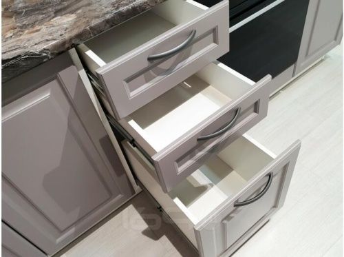 Модульный кухонный гарнитур Ницца Royal-01 Серый | 240 см фото 9