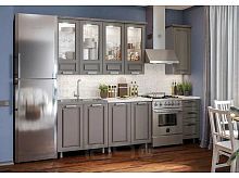 Кухонный гарнитур Констанция графит софт new 2350x2000x600