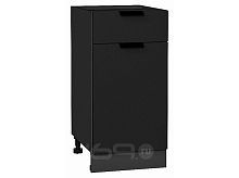 Шкаф нижний с 1-ой дверцей и ящиком Евро Антрацит / Graphite 816*400*478
