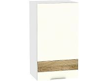 Шкаф верхний с 1-ой дверцей Терра DL В 400 Ваниль Софт-Белый