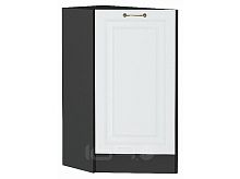 Шкаф нижний торцевой Ницца Белый/Graphite 816*296*552