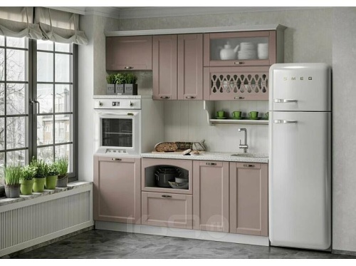 Кухонный гарнитур Милано шарли pink 2000x2000x600
