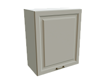 Шкаф В600 с 1-ой дверью Ницца БЕЛ/КВАРЦ ГРЕЙ Ф46