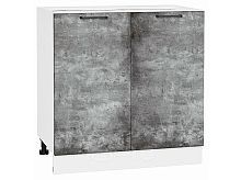 Шкаф нижний с 2-мя дверцами Флэт Temple Stone 2S/Белый 816*800*478