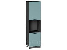 Шкаф пенал с 2-мя дверцами под технику Флэт Grey-green In 2S/Graphite 2336*600*574