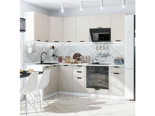 Модульный кухонный гарнитур Евро агат 2140x1400/2290x600