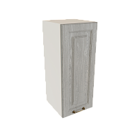 Шкаф В300 с 1-ой дверью Ницца БЕЛ/ДУБ/СЕР Ф10