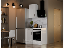 Кухонный гарнитур Уют белый 2155x400x600