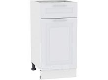 Шкаф нижний с 1-ой дверцей и ящиком Ницца Royal Н 401 Blanco-Белый