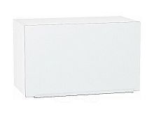Шкаф верхний горизонтальный Фьюжн ВГ 600 Silky White-Белый