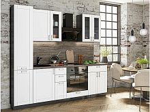 Модульный кухонный гарнитур Лофт-02 white silk 2140x2400x600