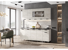 Кухонный гарнитур Рио дуб крафт белый 2140x2000x600