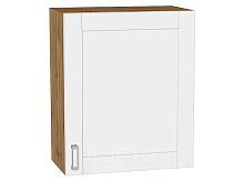 Шкаф верхний с 1-ой дверцей Лофт White Silk/Дуб Вотан 716*600*320