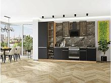 Модульный кухонный гарнитур Фьюжн-08 stormy silk 2340x3400x600