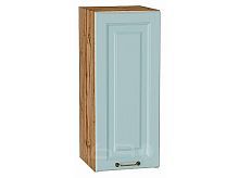 Шкаф верхний с 1-ой дверцей Ницца Голубой/Дуб Вотан 716*300*318
