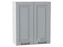 Шкаф верхний с 2-мя дверцами Ницца Magnum/Белый 716*600*318 серый