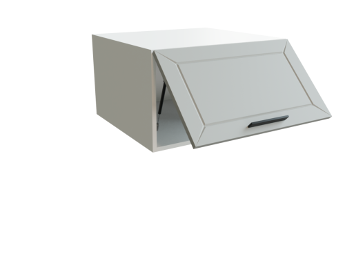 Шкаф ВГ610 верхний горизонтальный Глетчер БЕЛ/ГНР Ф85 фото 3