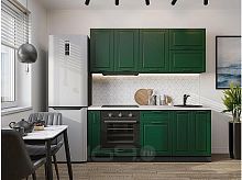 Модульный кухонный гарнитур Дублин-01 special green 2140x1900x600