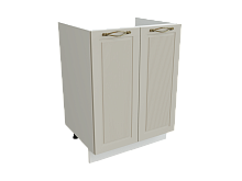 Шкаф М600 с 2-мя дверцами Моцарт БЕЛ/КВАРЦ ГРЕЙ Ф40