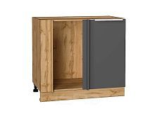 Шкаф нижний угловой Фьюжн Stormy Silk/Дуб Вотан 816*890*480