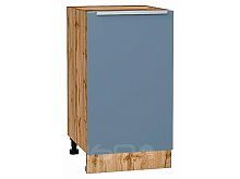 Шкаф нижний с 1-ой дверцей Фьюжн Silky Blue Дуб Вотан 816*450*480