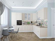 Модульный кухонный гарнитур Ницца-04 агат 2340x3200/2700x600