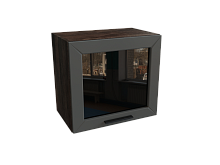 Шкаф ВГ509 верхний горизонтальный со стеклом Глетчер ДБК/МРН Ф84Н