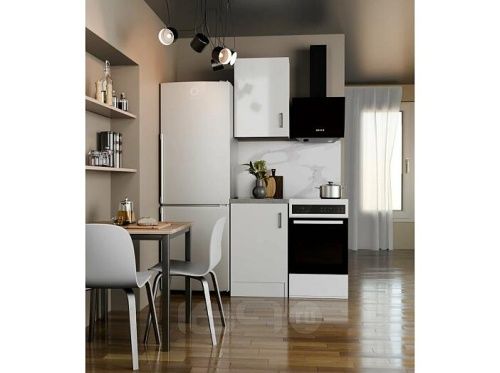 Кухонный гарнитур Уют белый 2155x500x600 фото 2