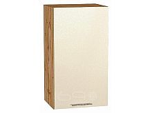 Шкаф верхний с 1-ой дверцей Валерия-М Бежевый металлик Дуб Вотан 716*400*318