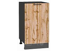 Шкаф нижний с 1-ой дверцей Флэт Wotan Oak 2S/Graphite 816*450*478