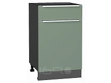Шкаф нижний с 1-ой дверцей и ящиком Фьюжн Silky Mint Graphite 816*500*480