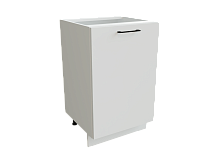 Шкаф Н500 с 1-ой дверью Эстетик БЕЛ/МАГНОЛИЯ Ф30