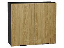 Шкаф верхний с 2-мя дверцами Евро Дуб песочный/Graphite 716*800*318