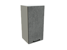 Шкаф В350 с 1-ой дверью Хелмер БЕЛ/БЕТОН Ф36