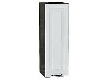 Шкаф верхний с 1-ой дверцей Ницца Blanco/Graphite 920*300*318