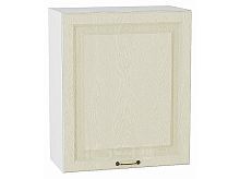 Шкаф верхний с 1-ой дверцей Ницца Дуб крем/Белый 716*600*318