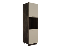 Шкаф П600 с 2-мя дверцами под духовку Сиэль Инь  ДБК/АТЛ/СЕР Ф46