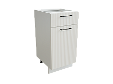 Шкаф Н401 с 1-ой дверью и ящиком Сиэль Ян БЕЛ/АНД/СИЛК Ф21