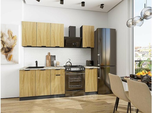 Модульный кухонный гарнитур Евро 2140x1400x600