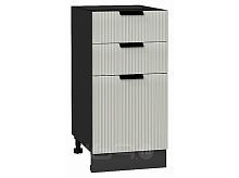 Шкаф нижний с 3-мя ящиками Евро Лайн Агат / Graphite 816*400*478