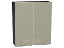 Шкаф верхний с 2-мя дверцами Фьюжн Silky Grey Graphite 920*800*320