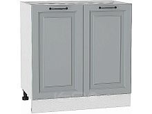 Шкаф нижний с 2-мя дверцами Ницца Royal Н 800 Magnum-Белый