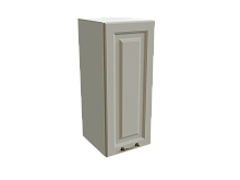 Шкаф В300 с 1-ой дверью Ницца БЕЛ/КВАРЦ ГРЕЙ Ф10
