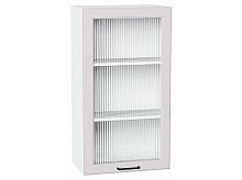 Шкаф верхний с 1-ой остекленной дверцей Барселона Кашемир Белый 920*500*324