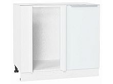 Шкаф нижний угловой Фьюжн Silky White Белый 816*890*480